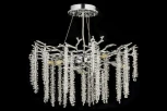 Подвесная люстра Dio D`arte Tavenna Nickel Tavenna H 1.5.46.100 N (220V, хрусталь, на тросе)