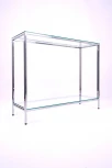Консольный стол AllConsoles 1081-CS clear серебряный