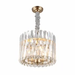 Подвесная люстра Aployt Verene APL.808.13.05 (220V, хрусталь, на цепи, свеча, круглые)