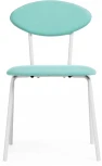 Стул Woodville на металлокаркасе Мареон катания лагун / белый матовый 510616