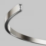 Шинопровод магнитный полукруг 800 мм Flarity платина Maytoni Busbar trunkings Flarity TRX154-SR-D800-PT (24V)