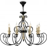 Подвесная люстра Maytoni Karina H631-PL-08-B (220V, на цепи, подсвечник, свеча)