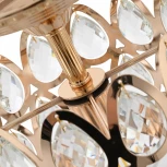 Потолочная люстра хрустальная на штанге Arte Milano Sorrento-1019 371019/1/50/190 GD (220V)