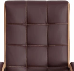 Кресло TRENDY (22) кож/зам/ткань, коричневый/бронзовый, 36-36/21 Tetchair 19516