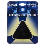 Ночник Uniel DTL-320 Треугольник/Black/Sensor