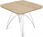 Столик журнальный SHT-S112/ЛДСП 60/60 хром лак/дуб сонома Sheffilton 3987098401