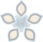 Потолочная светодиодная люстра Natali Kovaltseva LED LAMPS 81167 с пультом ДУ, моб. приложением 100W, белый, LED (регулировка яркости, 220V)