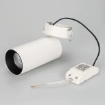 Светильник SP-POLO-BUILT-R65-8W Day4000 (WH-BK, 40 deg) (IP20 Металл) 027249