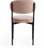 Стул REVO (mod. 7033) ткань/металл, 47х54х82 см, высота до сиденья 47 бежевый barkhat 5/черный Tetchair 15473