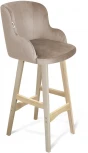 Стул барный SHT-ST39/S65 латте/прозрачный лак от фабрики Sheffilton