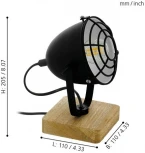 Интерьерная настольная лампа Eglo Gatebeck 1 43138