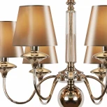 Подвесная люстра iLamp Rolling P2406-6 Nickel (220V, на цепи)