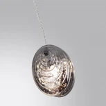 Подвесной светильник Odeon Light Mussels 5038/1A черный/дымчатый/металл/стекло G9 1*40W (220V, на проводе)