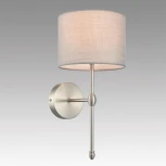 Бра Lumion Latti 8262/1W металл/текстиль, никель/серый E14 1*40W 220V