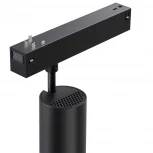 Трековый светильник трехфазный светодиодный Novotech Vector 359958 черный с переключ. цв. темпер. IP20 LED 3000К\4000К\6000К 18W 90-240V