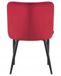 Стул обеденный RICHARD (черные матовые ножки, бордовый велюр (V108-85))