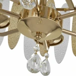 Потолочная люстра хрустальная на штанге Arte Milano Sorrento-4309 374309/6/80/470 GD (220V)