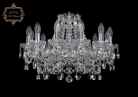 Подвесная люстра Art Classic 11.25 11.25.12.200.Cr.Sp (220V, хрусталь, на цепи, подсвечник, свеча)