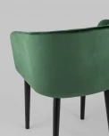 Стул с подлокотниками Stool Group Нейтон велюр зеленый УТ000025254
