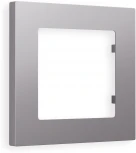 Рамка Ambrella Volt ALFA Techno (Сталь матовый) 1-ая AF220501