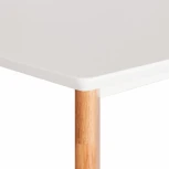 Стол обеденный Claire квадратный Tetchair (МДФ/Белый,Натуральное дерево) арт.21286