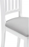 Деревянный стул Woodville Фрезино серый велюр / белый 515972