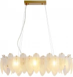 Подвесная люстра Evie A4152SP-8SG Arte Lamp (220V, на тросе, листья)