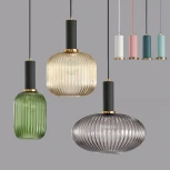 Подвесной светильник Ferm Living Chinese Lantern A Black/Green ImperiumLoft Iris01 (179890-26)