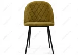 Стул Woodville на металлокаркасе Зест микровелюр 12 / черный глянец 464195