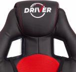 Кресло DRIVER (22) Tetchair (Черный,Красныйй).