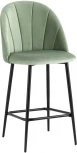 Стул полубарный Stool Group Логан велюр фисташковый УТ000034611