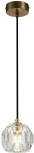 Подвесной светильник Belfast Clifton D3315-1 GL CL (220V, на проводе, шар)