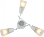 Потолочная люстра на штанге Escada Calla 1109/3P White Е14*40W White/Chrome (220V)