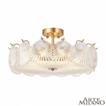 Потолочная люстра на штанге Arte Milano Rim 312009/D500 BS (220V, круглые, ракушка)