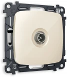 Комплект механизма Ambrella Volt TV розетки оконечной OMEGA MO313010 Бежевый глянец 50-870 MHz 1dB QUANT