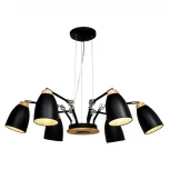 Подвесная люстра паук Loft It Watchman LOFT4402/6BL