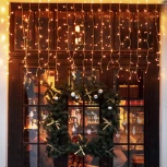 Гирлянда Eurosvet 200-101 теплый белый с эффектом мерцания