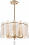 Подвесная люстра хрустальная на штанге Arte Milano Sorrento-3109 373109/5/350/390 GD (220V)