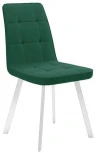 Стул 207 В10 GREEN, ножки белые Dikline 00-00062513