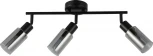 Настенно-потолочный спот на штанге Escada Sector 10172/3A Chrome 3x40Вт E14, металл/стекло, черный/дымчатый (220V)