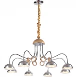 Подвесная люстра Lucia Tucci Natura 064.8 Led (220V, бук, на цепи)