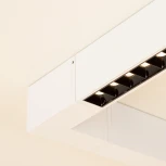 Линейный настенно-потолочный светильник LED CLIP-38-LASER-S330-12W Warm3000 (WH, 36 deg, 24V) (Arlight, IP40 Металл) 029006