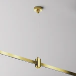 Подвес тросовый Hang одинарный Flarity латунь Maytoni Accessories for tracks Flarity TRA157SW-S1-BS (24V)