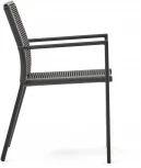 Стул уличный La Forma (ex Julia Grup) Culip (Серый/ Веревка)