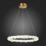 Подвесная люстра ST Luce Lucchero SL6105.203.01 (LED, 220V, хрусталь, пульт управления, на тросе, кольцо)