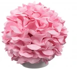 Интерьерная настольная лампа Uniel Гортензия ULW-R07 T/3000K/150C/A Белый/Светлая роза (220V, цветы, лепестки)