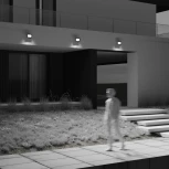 Прожектор уличный светодиодный с датчиком движения Maytoni Flood FL001-L50B4KSR (220V, IP65)