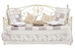 Кровать металлическая JANE Античный белый (Antique White)