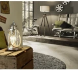 Настольная лампа с выключателем в виде керосиновой лампы Eglo Bradford 49284