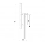 Настенный светильник Eurosvet Hi-tech 90020/2 хром (LED, 220V)